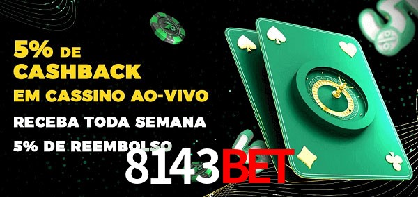 Promoções do cassino ao Vivo 8143bet